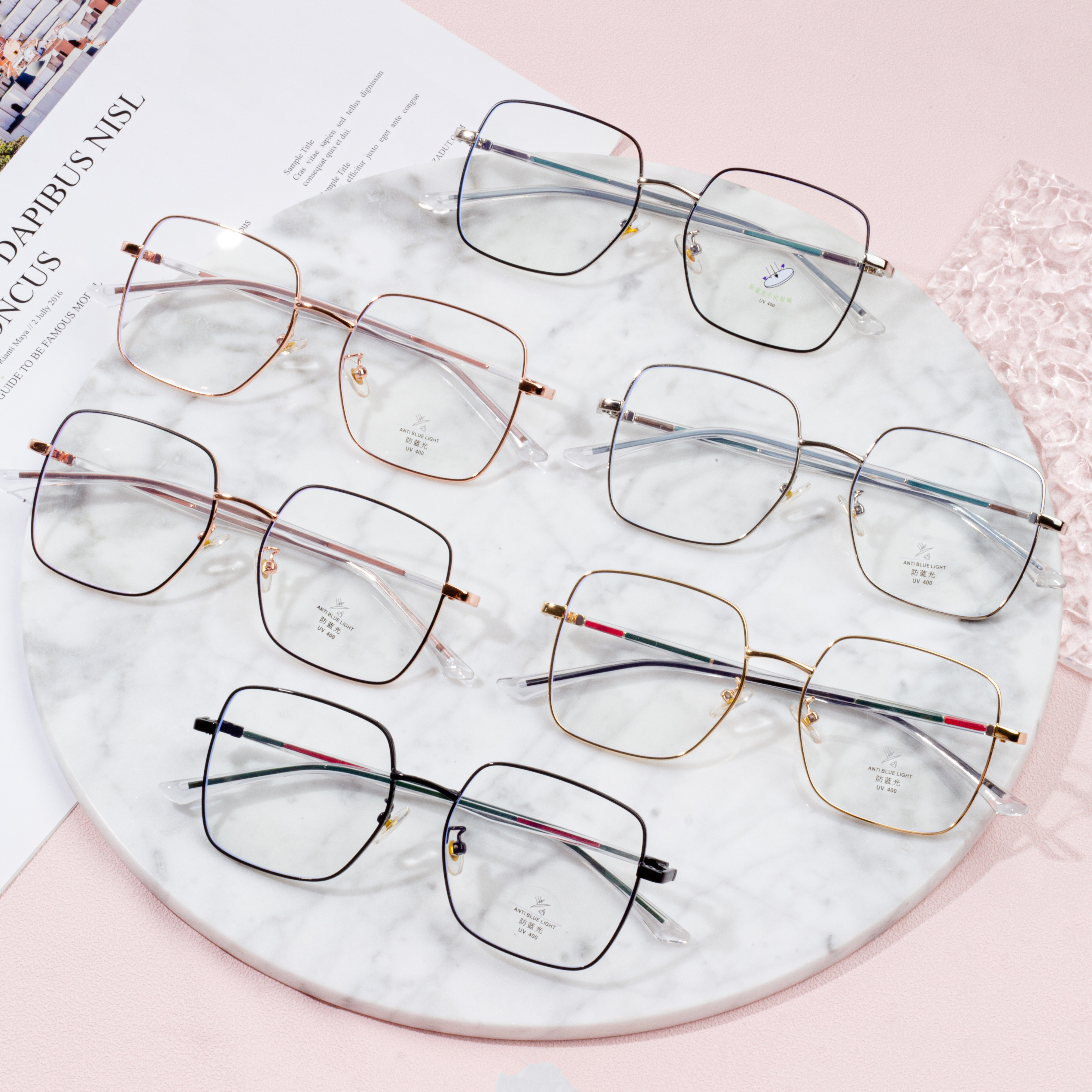 metal eyeglass frames