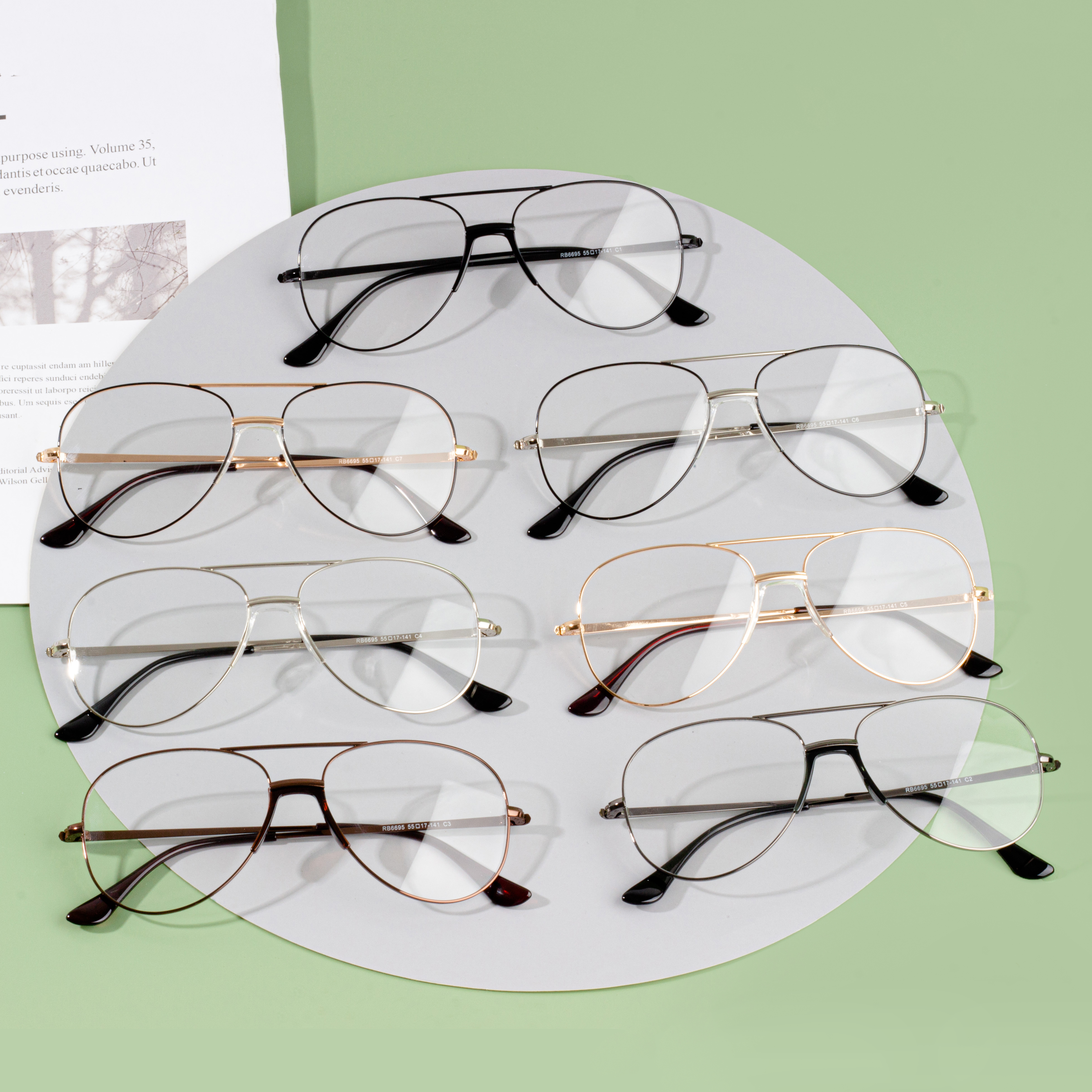 round eyeglasses frames