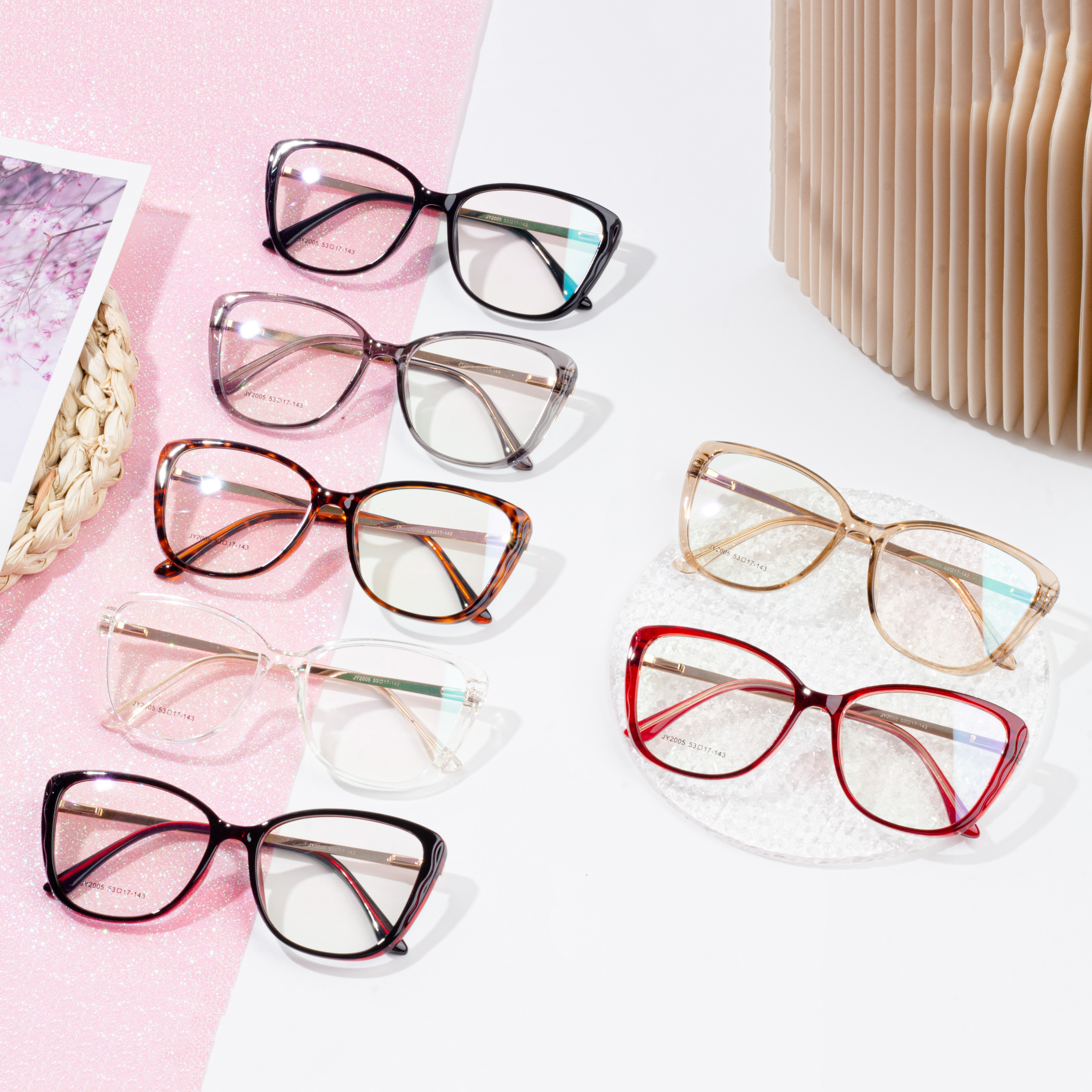 gold eyeglass frames