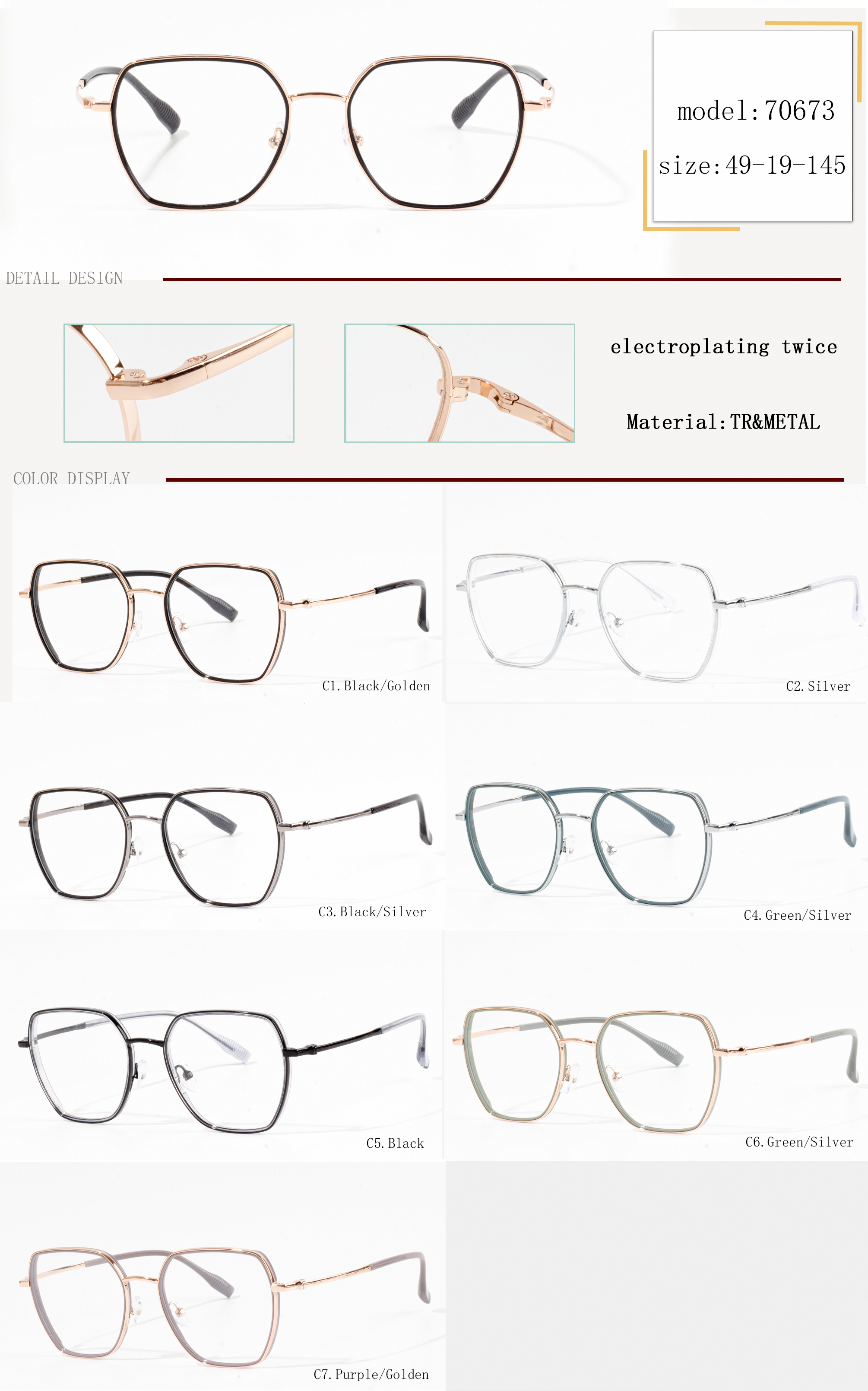 thin lightweight metal eyeglasses