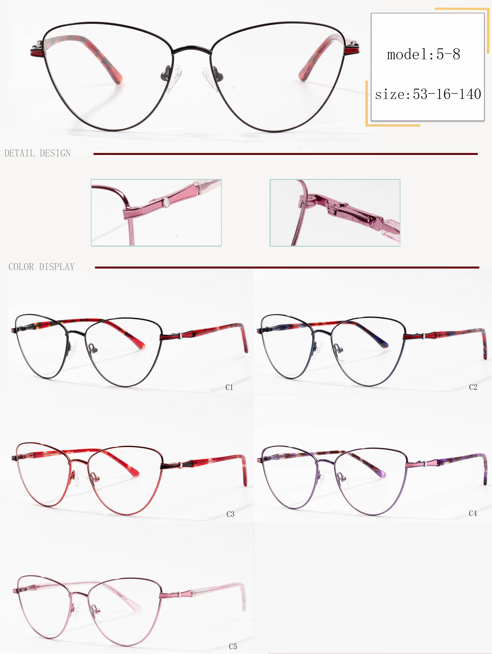 womens metal eyeglass frames