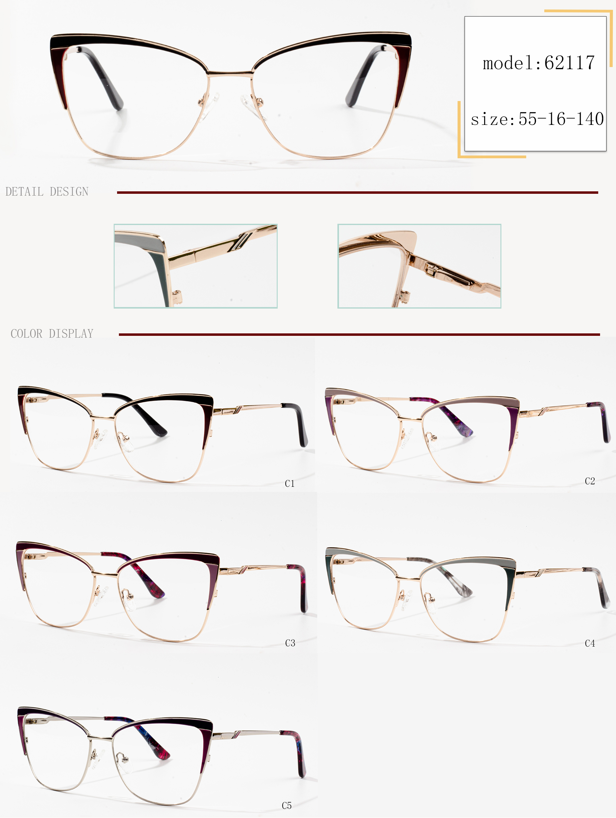 different types of eyeglass frames